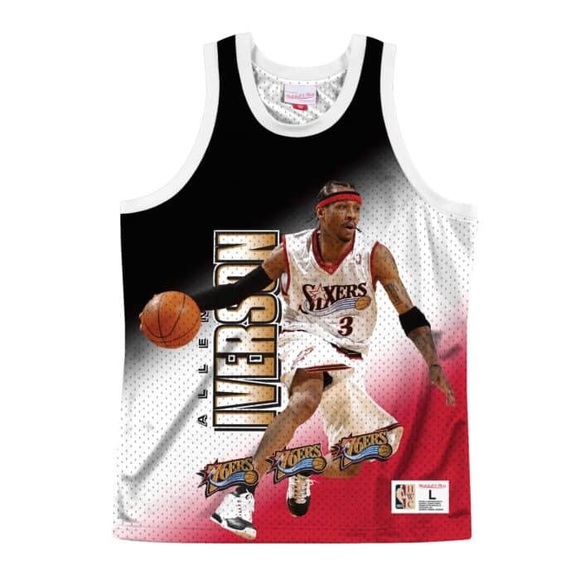 Mitchell & Ness NBA Allen Iverson Behind The Back - Picture 3 of 4